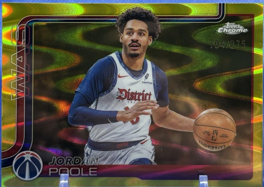 Jordan Poole [Yellow Basketball Refractor] #207