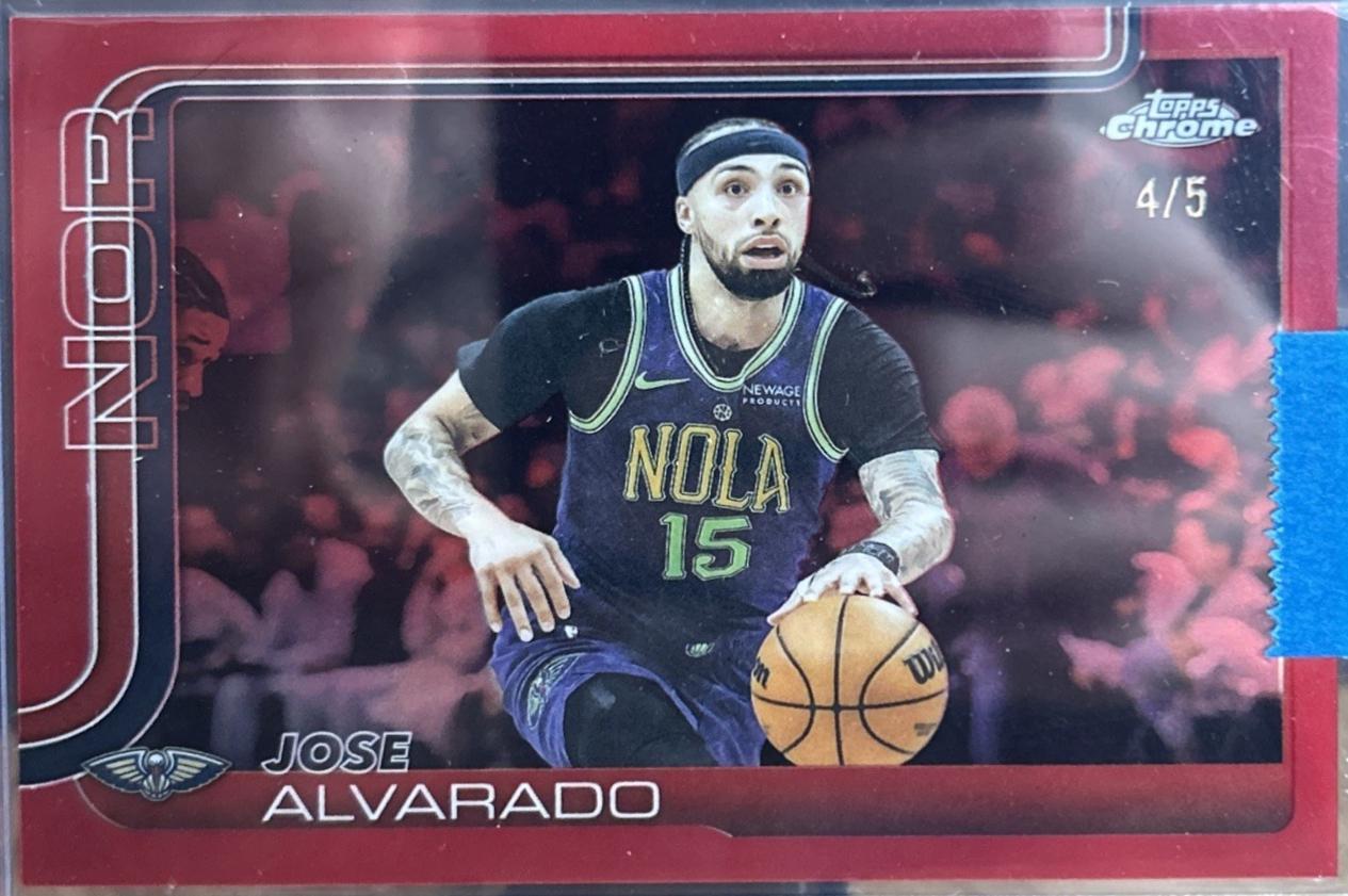 Jose Alvarado [Red Basketball Refractor] #144