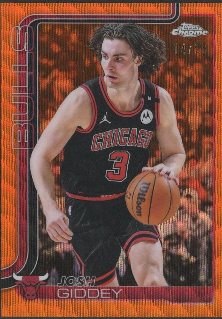 Josh Giddey [Orange Wave Refractor] #48