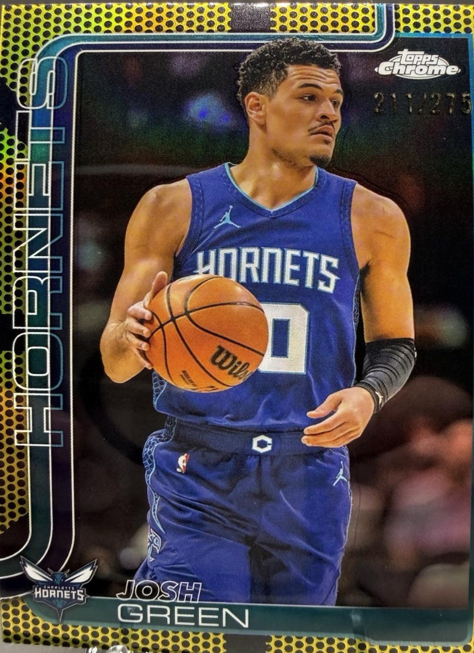 Josh Green [Yellow Basketball Refractor] #47
