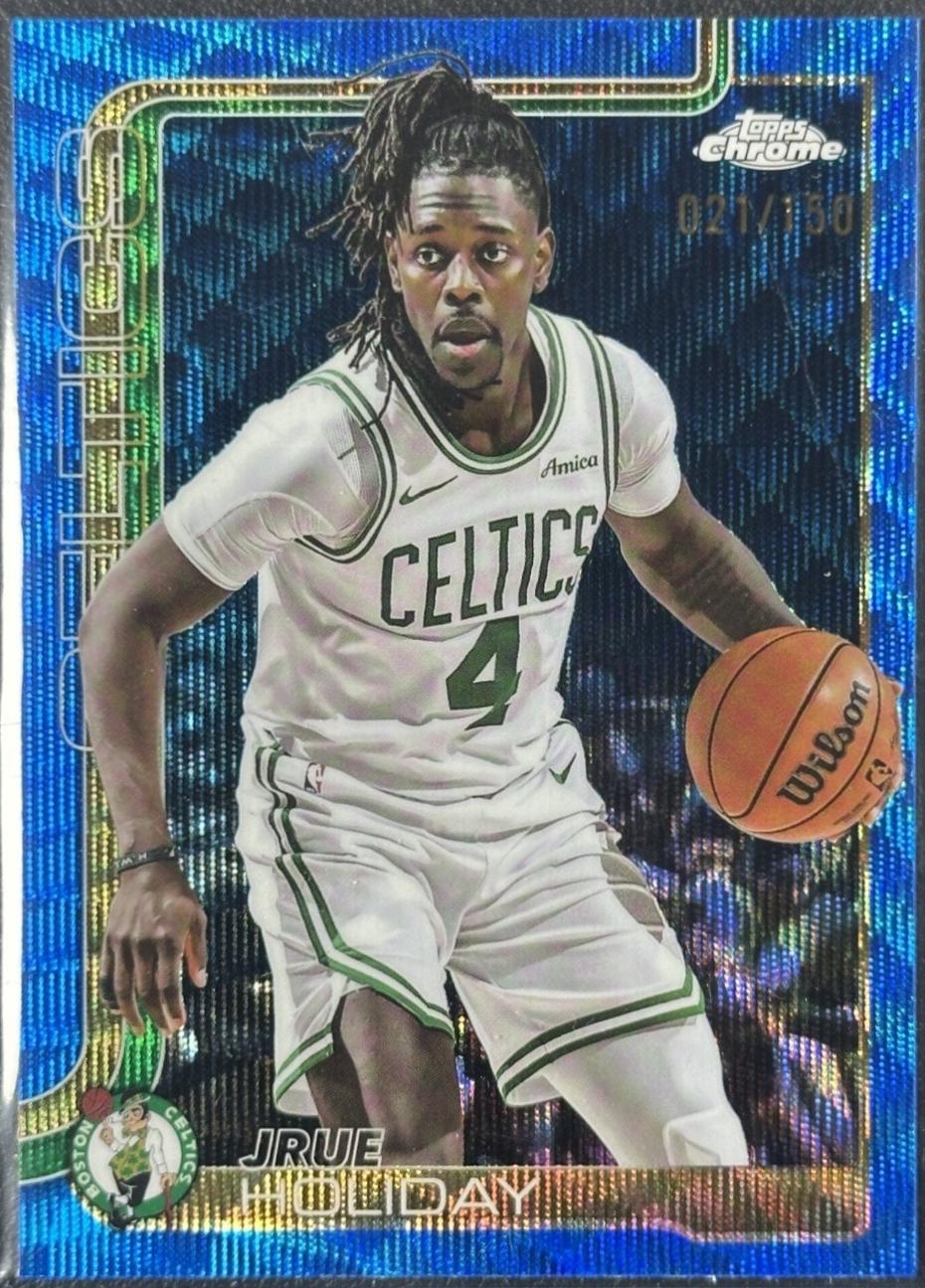 Jrue Holiday [Blue Wave Refractor] #46