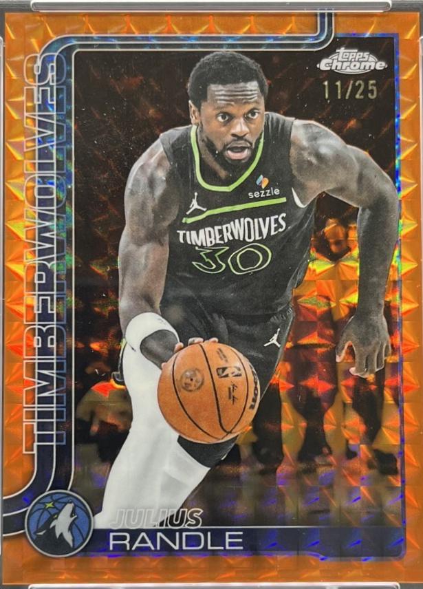 Julius Randle [Orange Geometric Refractor] #123
