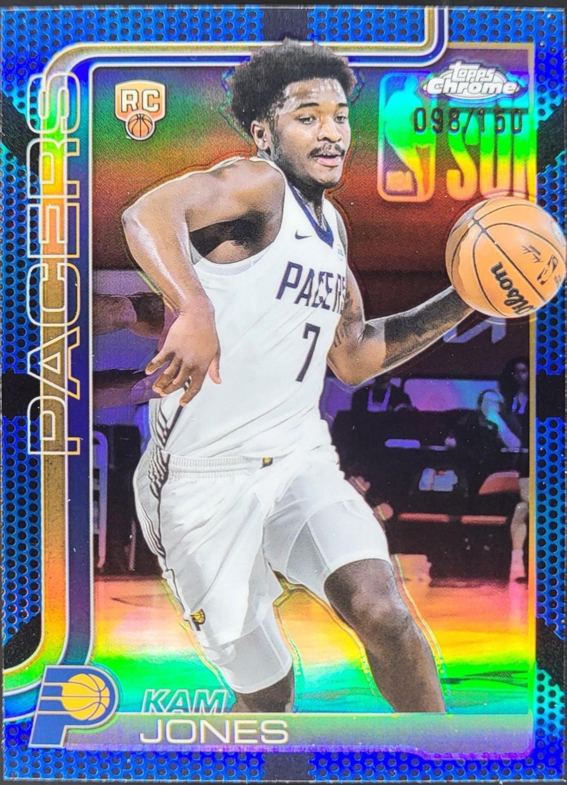 Kam Jones [Blue Basketball Refractor] #289