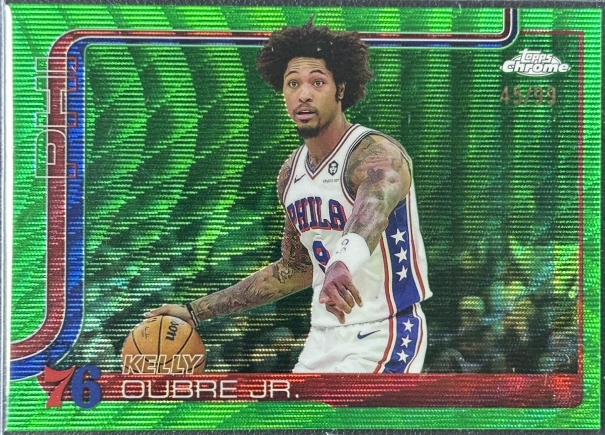 Kelly Oubre Jr. [Green Wave Refractor] #114