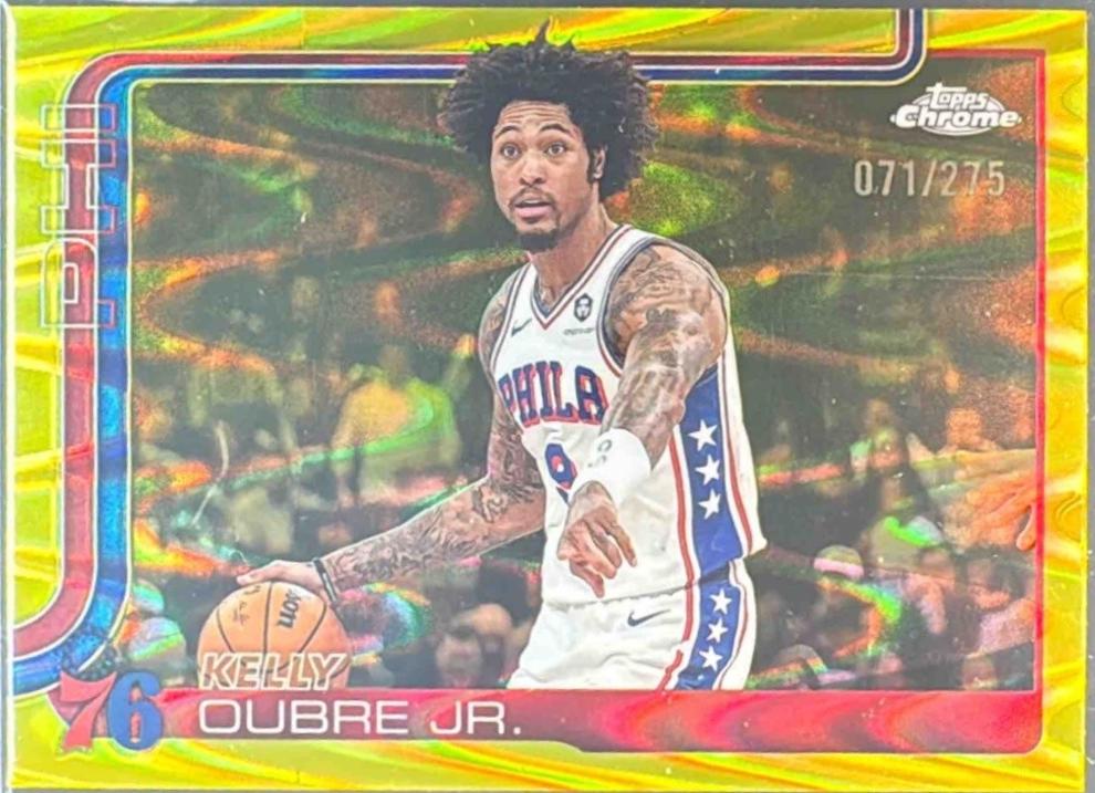 Kelly Oubre Jr. [RayWave Yellow Refractor] #114