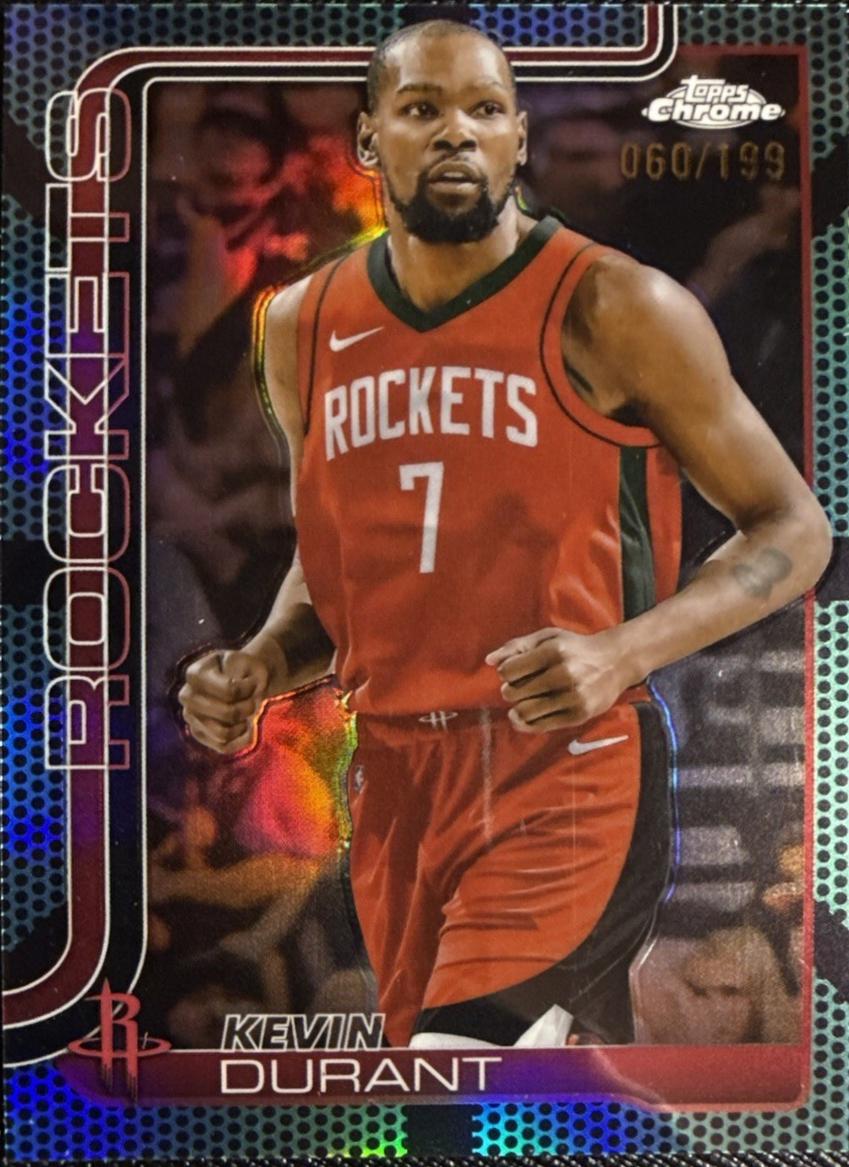 Kevin Durant [Aqua Basketball Refractor] #155