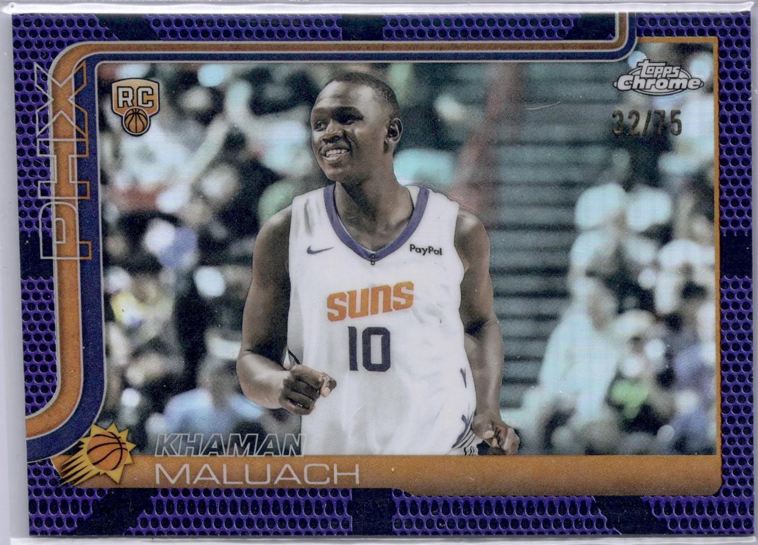 Khaman Maluach [Purple Basketball Refractor] #260