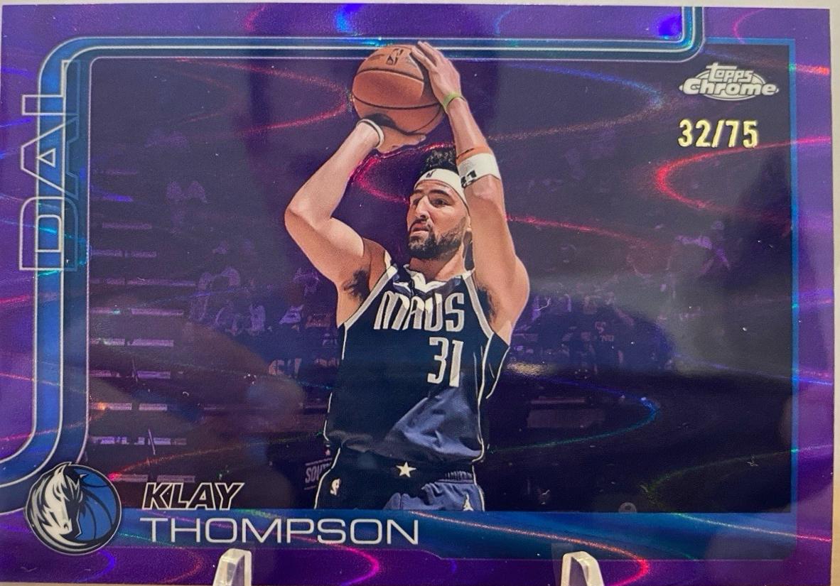 Klay Thompson [RayWave Purple Refractor] #42