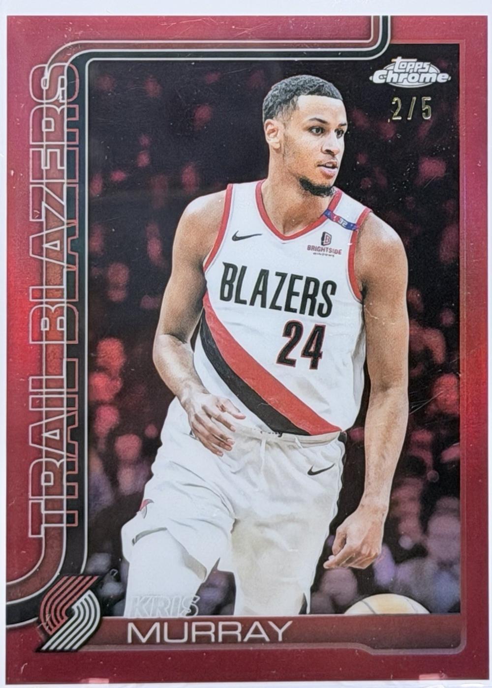 Kris Murray [Red Basketball Refractor] #217