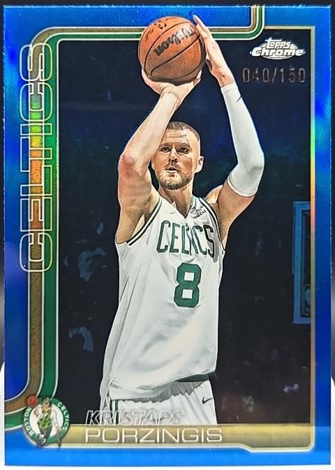 Kristaps Porzingis [Blue Basketball Refractor] #41