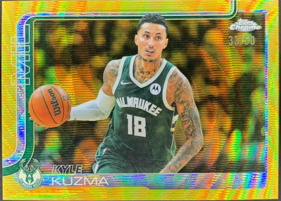 Kyle Kuzma [Gold Wave Refractor] #118