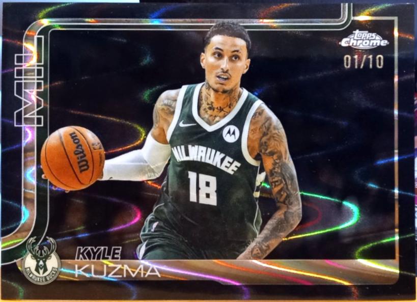 Kyle Kuzma [RayWave Black Refractor] #118