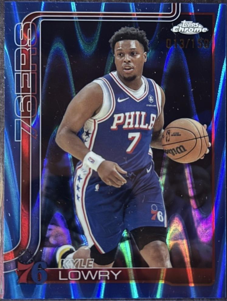 Kyle Lowry [Blue Wave Refractor] #152