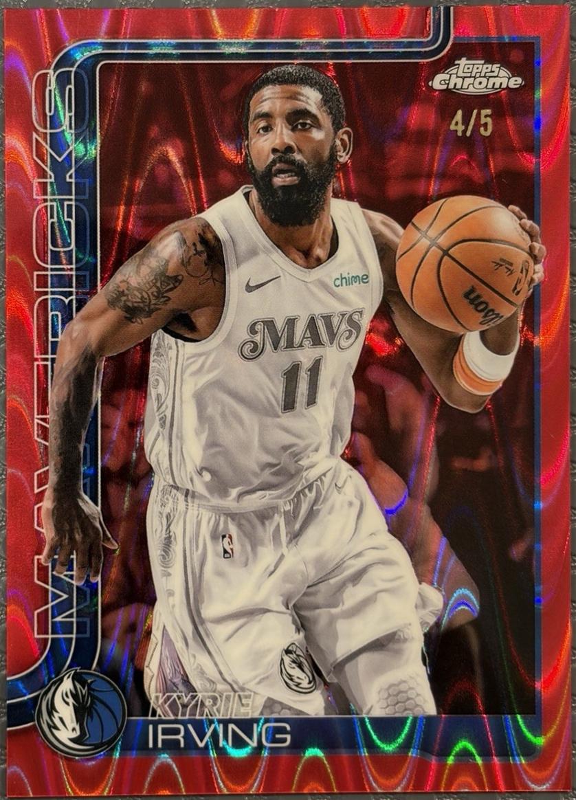 Kyrie Irving [RayWave Red Refractor] #40