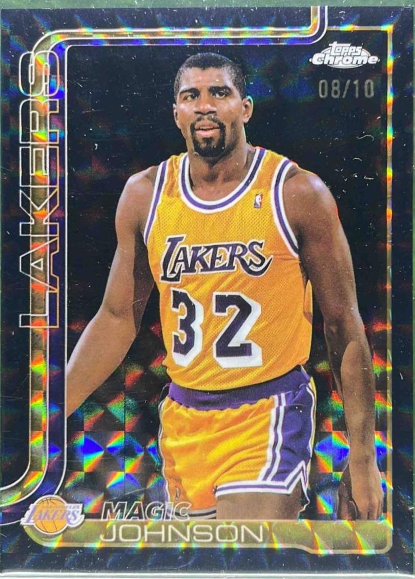 Magic Johnson [Black Geometric Refractor] #244