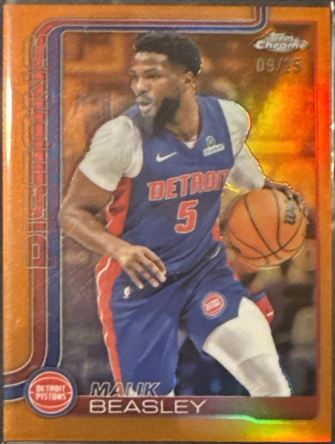 Malik Beasley [Orange Refractor] #36