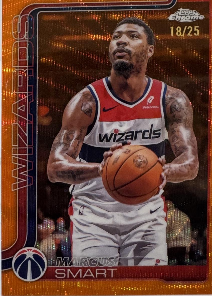 Marcus Smart [Orange Wave Refractor] #224