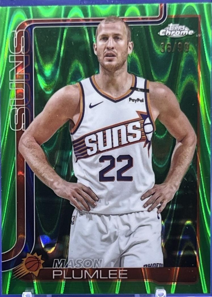 Mason Plumlee [Green Basketball Refractor] #106