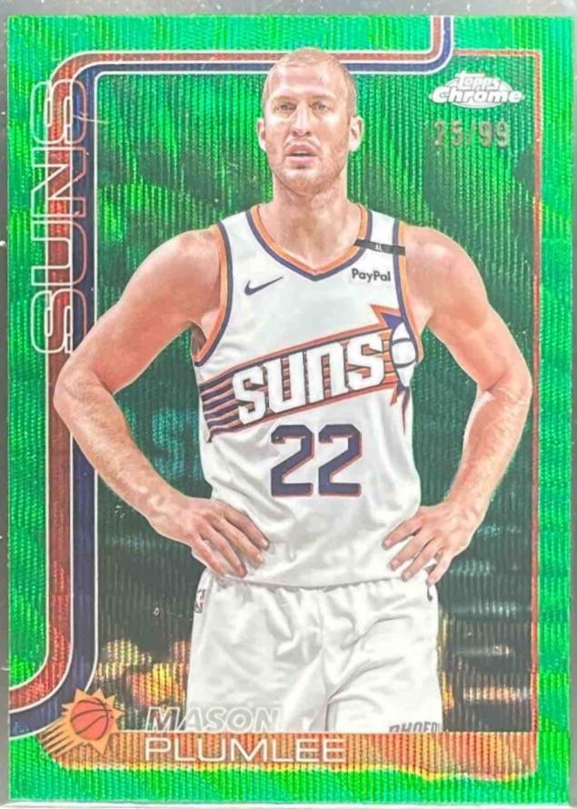 Mason Plumlee [Green Wave Refractor] #106