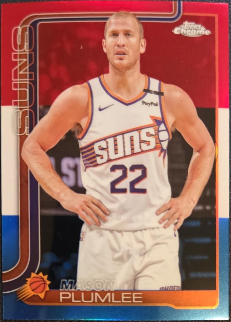 Mason Plumlee [Red White Blue Refractor] #106
