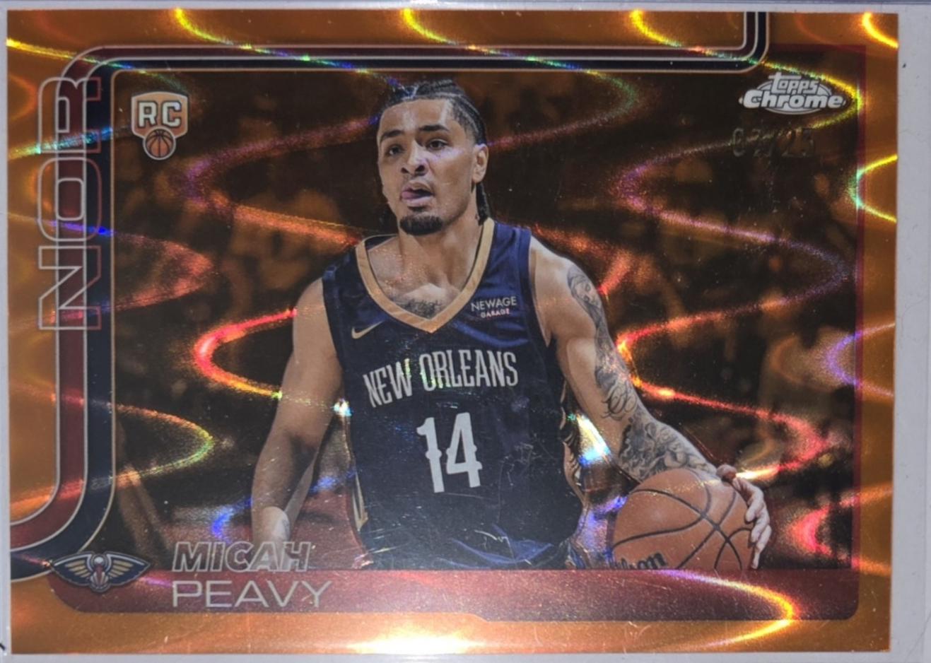 Micah Peavy [Orange Refractor] #291