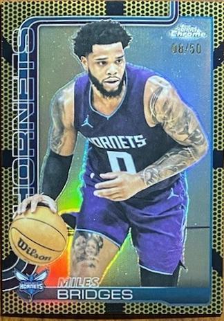 Miles Bridges [Gold Basketball Refractor] #30