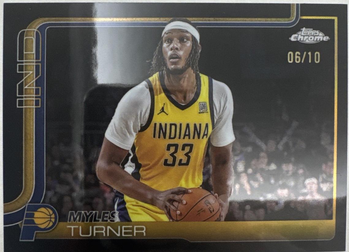 Myles Turner [Black Refractor] #29