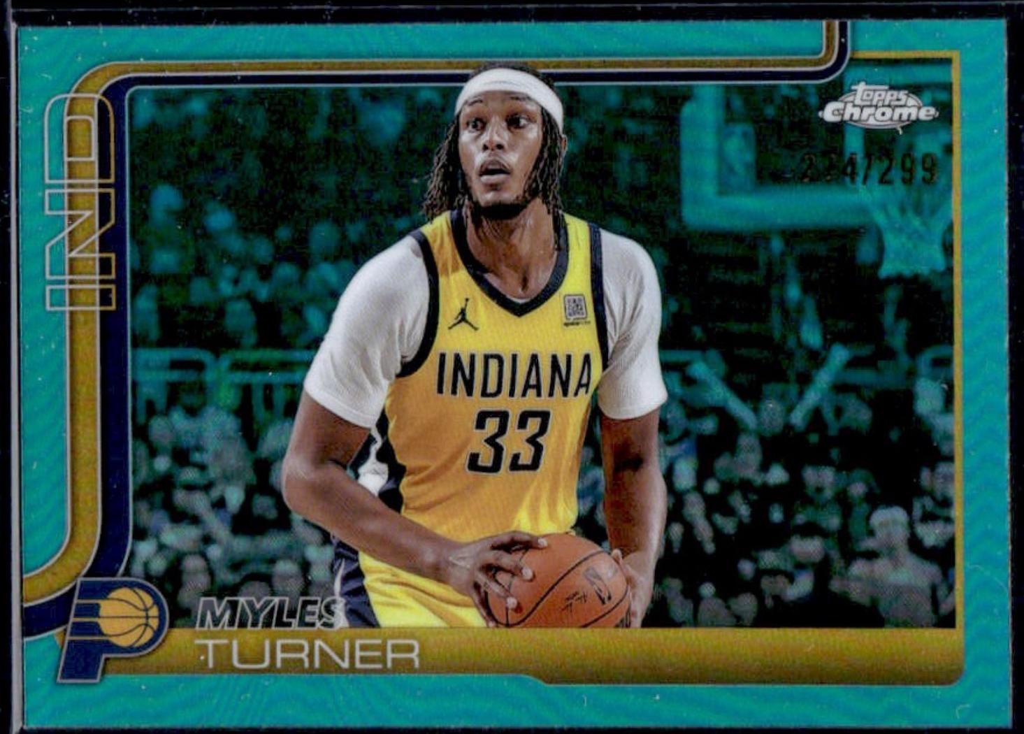 Myles Turner [Teal Refractor] #29