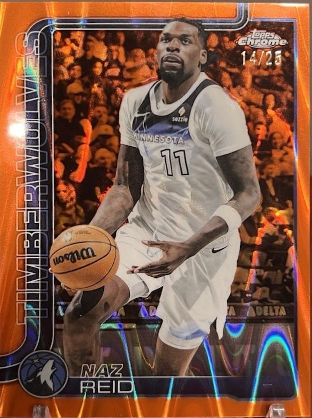 Naz Reid [Orange Refractor] #156