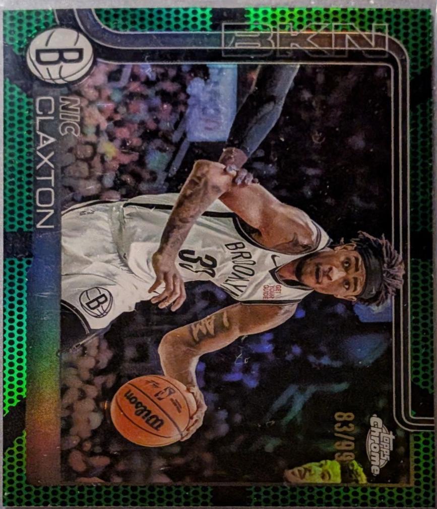 Nic Claxton [Green Basketball Refractor] #27
