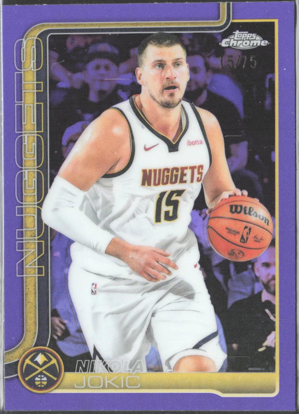 Nikola Jokic [Purple Basketball Refractor] #25