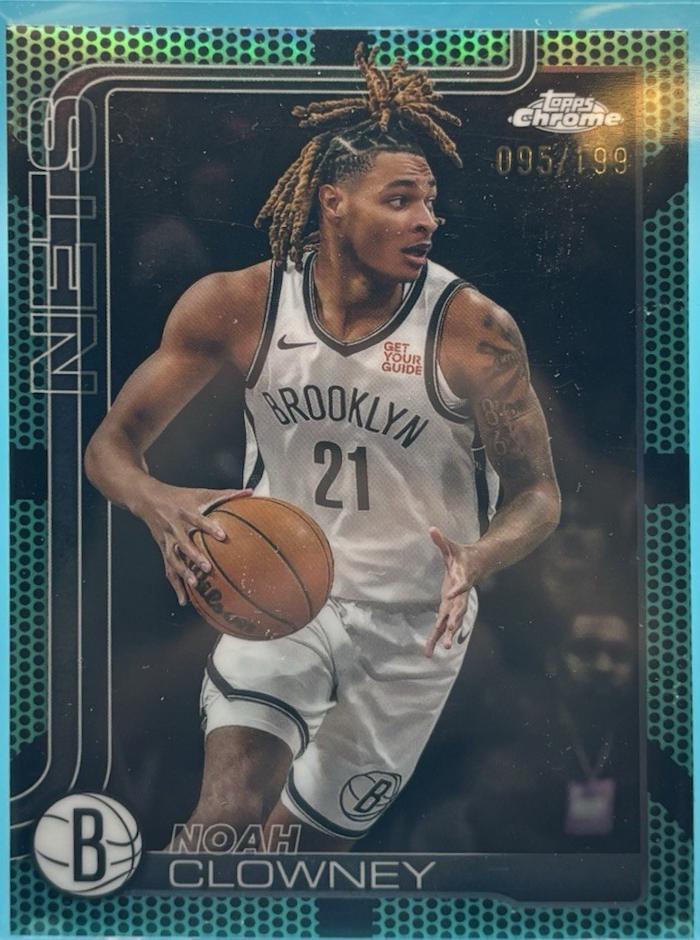 Noah Clowney [Aqua Basketball Refractor] #23