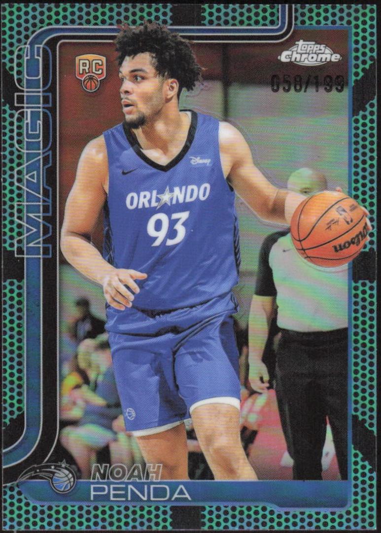 Noah Penda [Aqua Basketball Refractor] #282