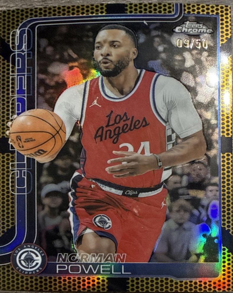 Norman Powell [Gold Basketball Refractor] #22