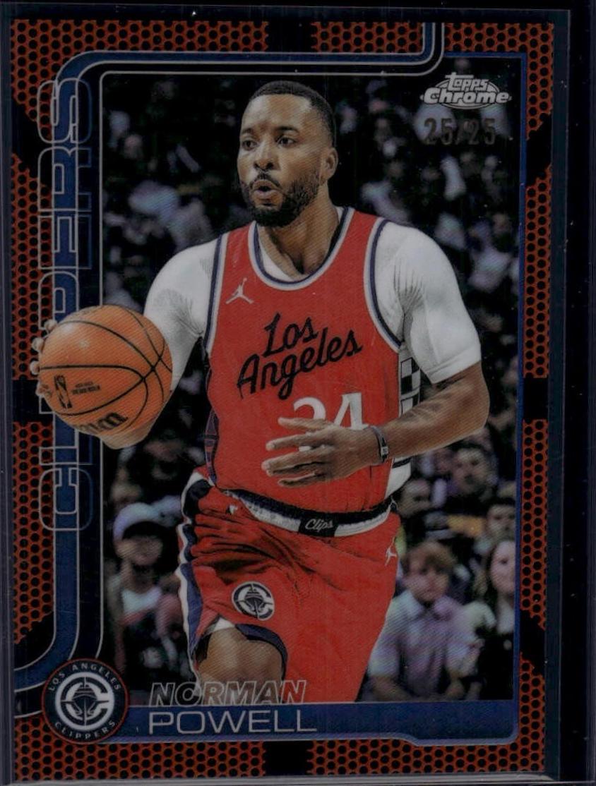 Norman Powell [Orange Basketball Refractor] #22