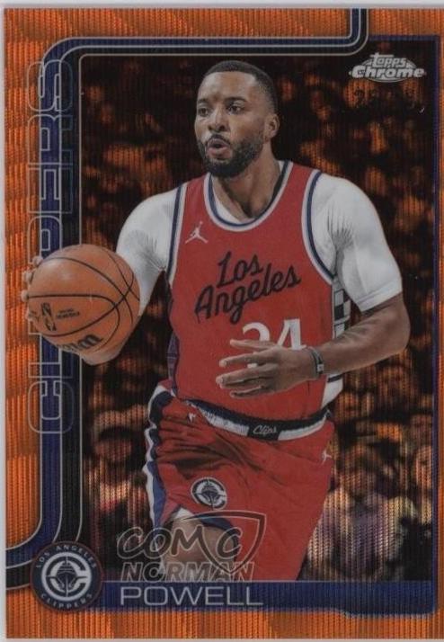 Norman Powell [Orange Wave Refractor] #22