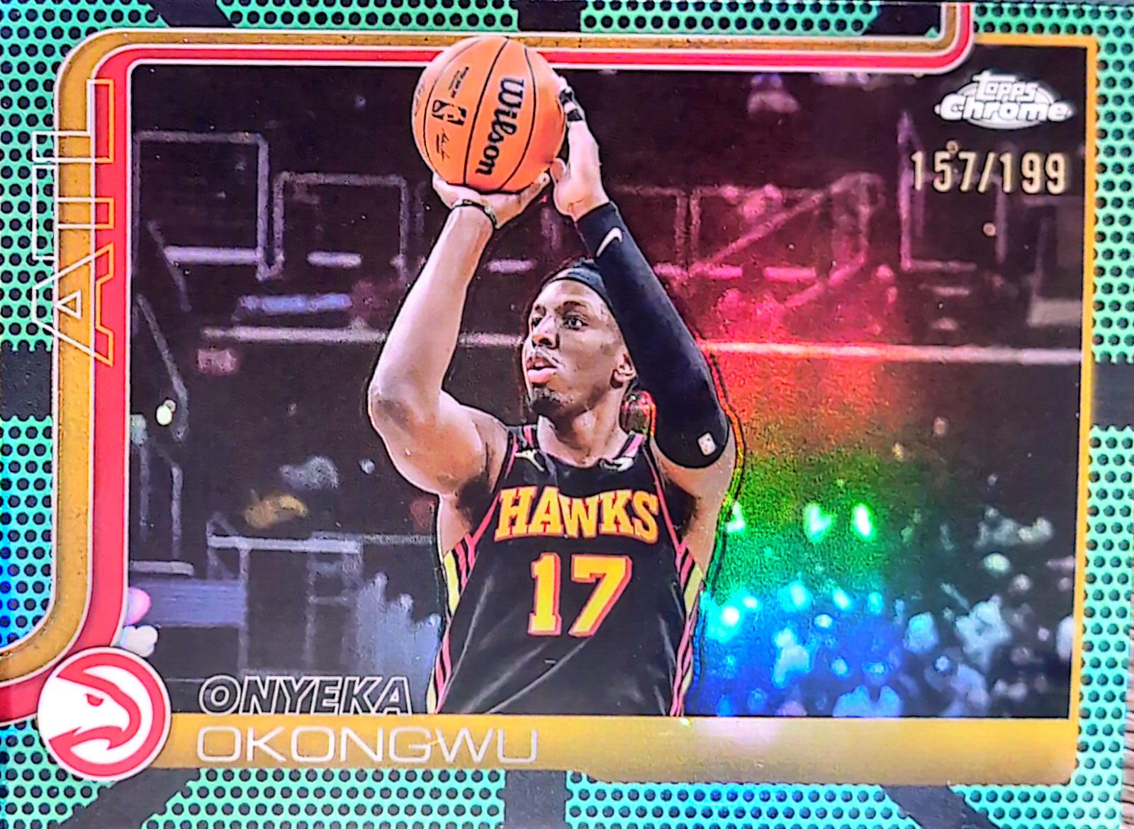 Onyeka Okongwu [Aqua Basketball Refractor] #21