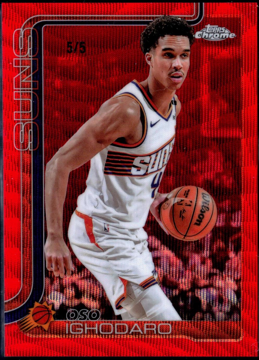 Oso Ighodaro [Red Basketball Refractor] #109