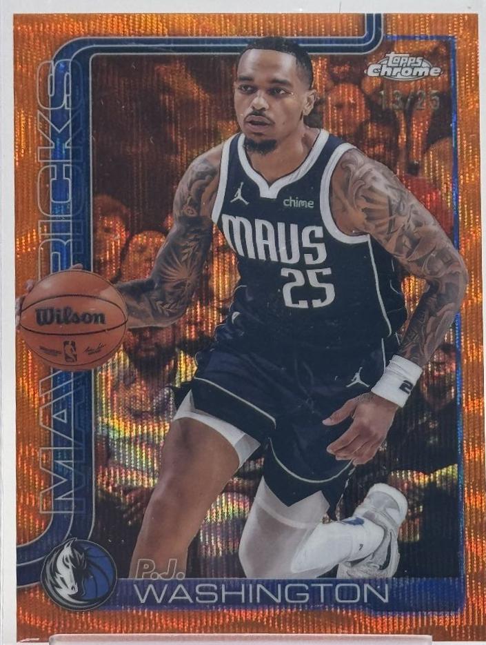 P.J. Washington [Orange Wave Refractor] #19
