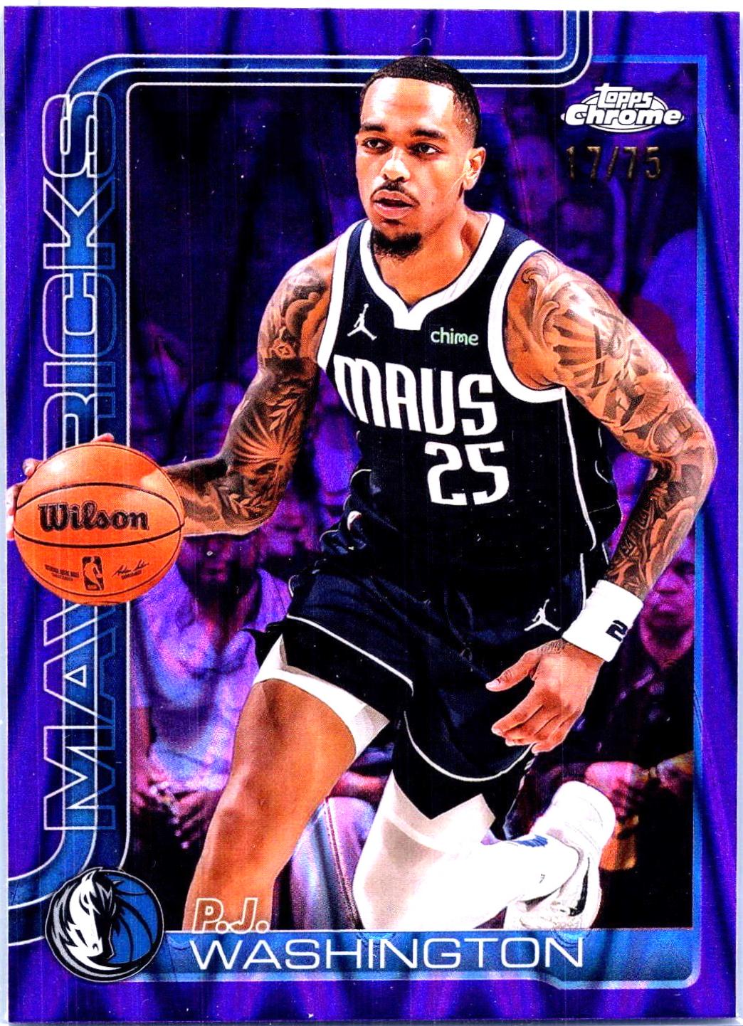 P.J. Washington [RayWave Purple Refractor] #19