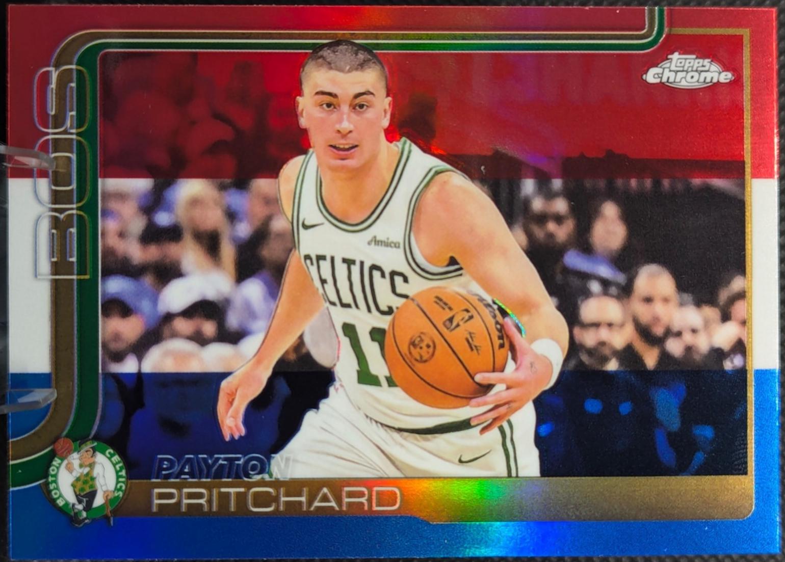 Payton Pritchard [Blue Basketball Refractor] #18