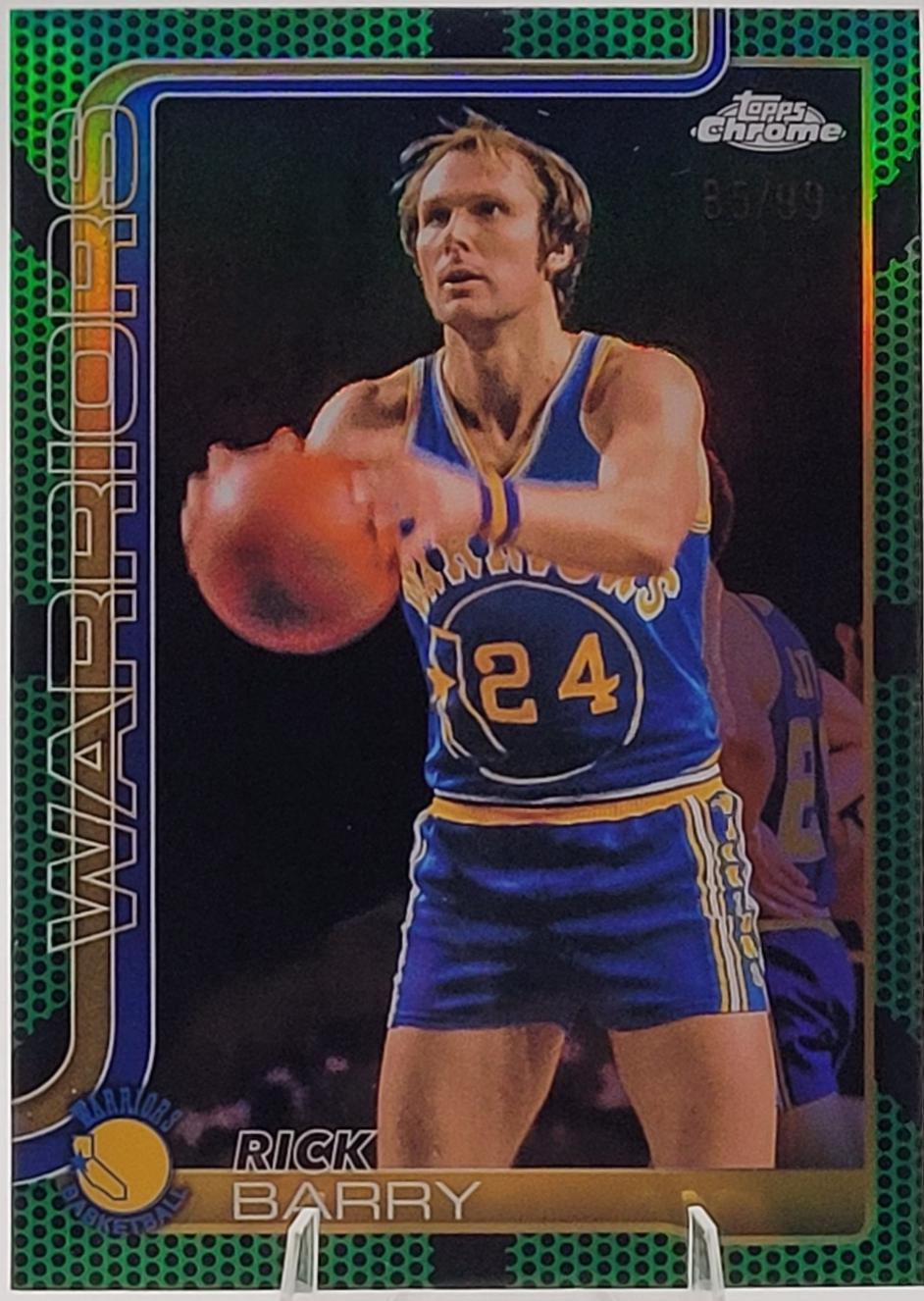 Rick Barry [Green Basketball Refractor] #249