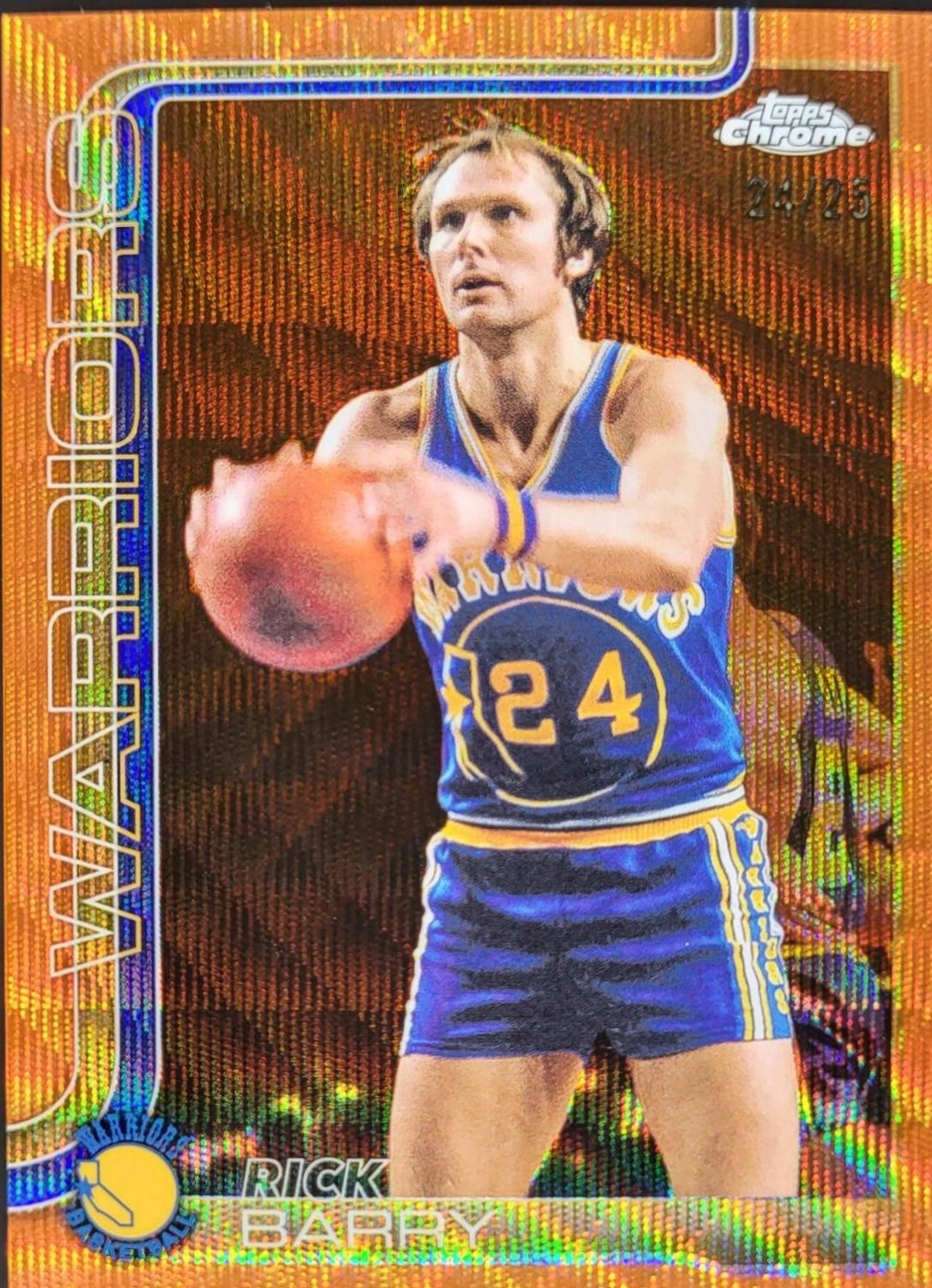 Rick Barry [Orange Wave Refractor] #249
