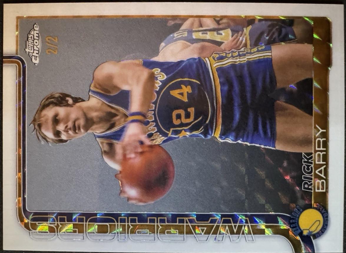 Rick Barry [White Geometric Refractor] #249