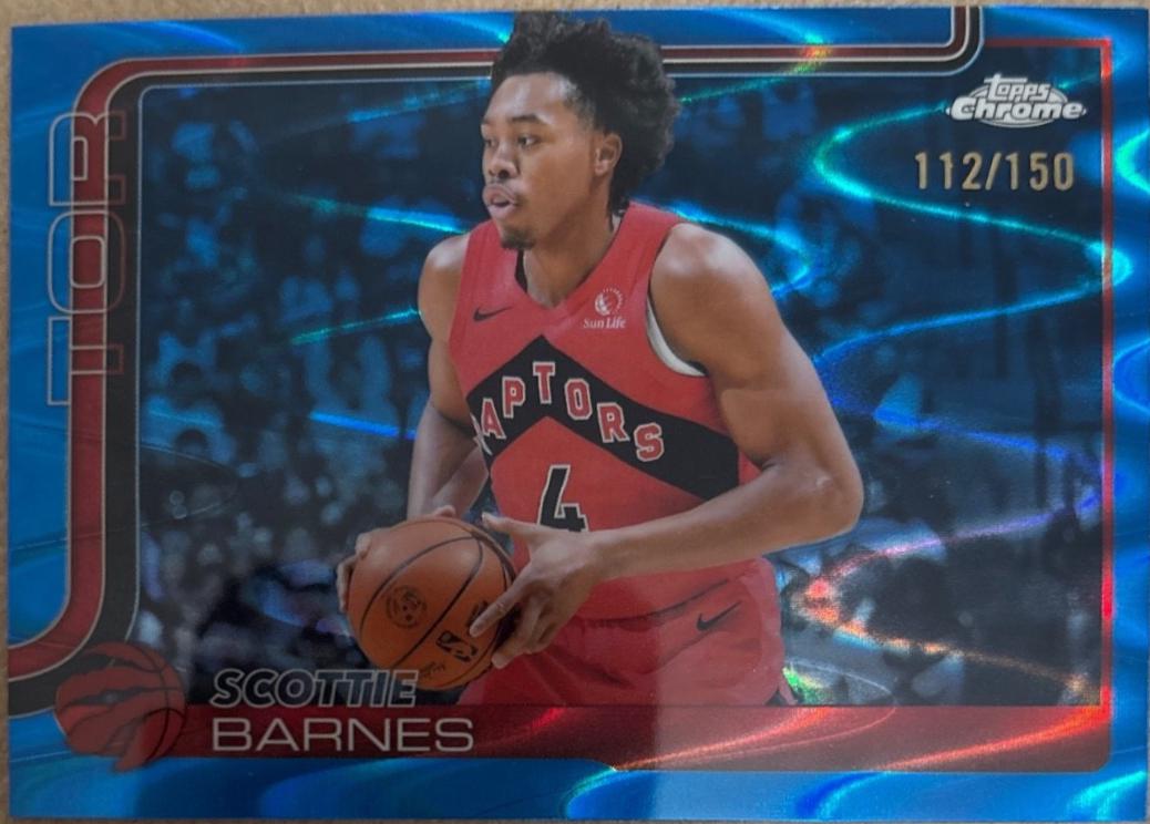 Scottie Barnes [RayWave Blue Refractor] #203