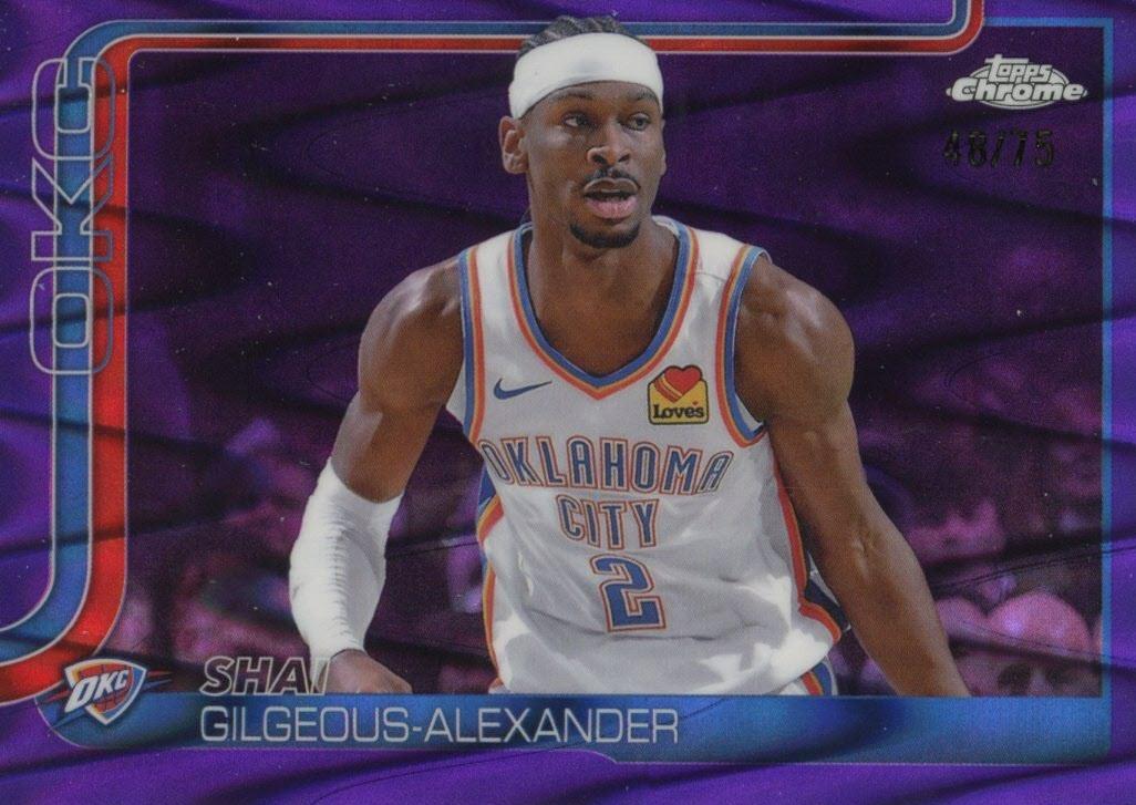 Shai Gilgeous-Alexander [RayWave Purple Refractor] #141