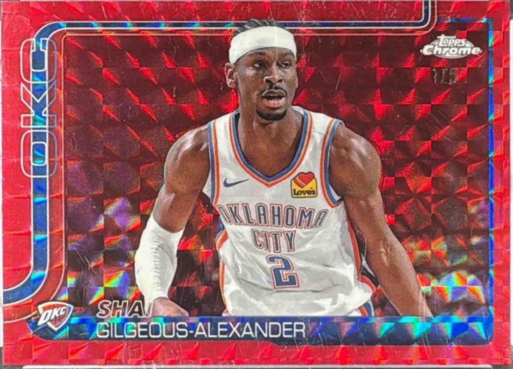 Shai Gilgeous-Alexander [Red Geometric Refractor] #141