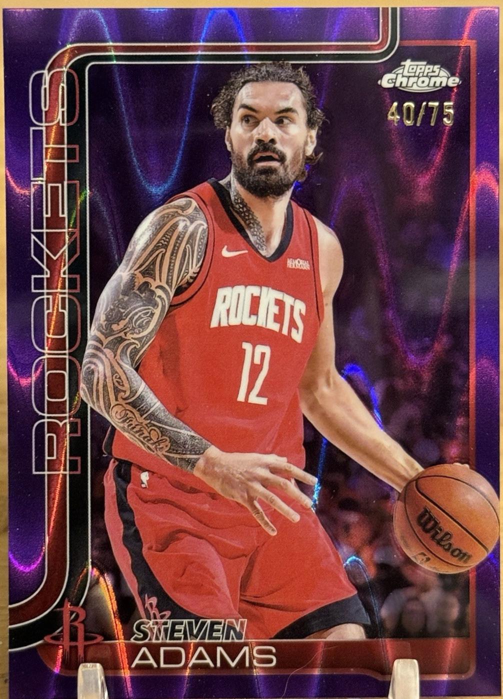 Steven Adams [RayWave Purple Refractor] #12