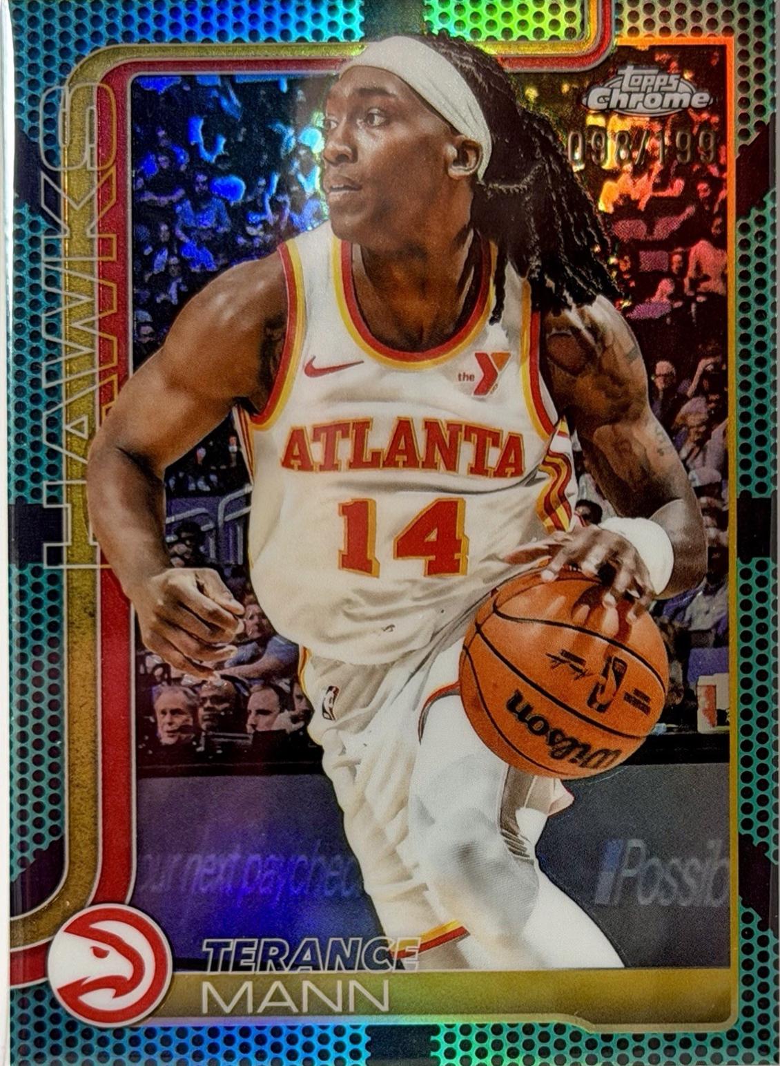 Terance Mann [Aqua Basketball Refractor] #9