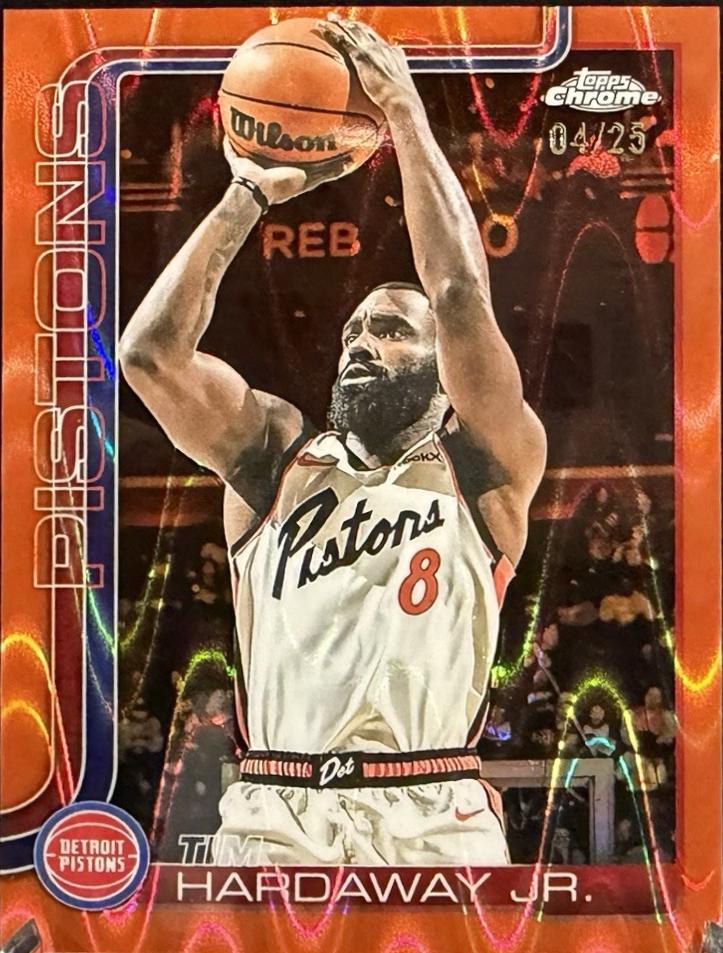 Tim Hardaway Jr. [RayWave Orange Refractor] #7